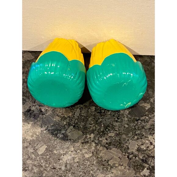 Vintage 1970’s Jaydon Tulip Salt and Pepper Shakers Yellow/ Green - Picture 7 of 10